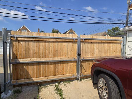 Before carport doors