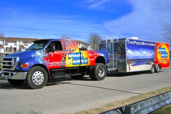 Vehicle wraps, trailer wrap