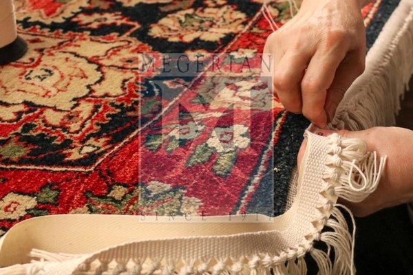 Our expert weavers will re-fringe your rugs and make the rug look like new.