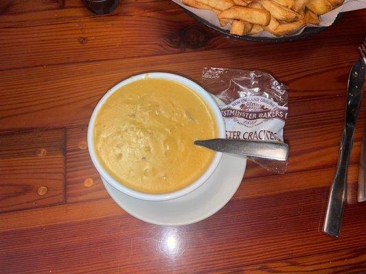 The crab bisque