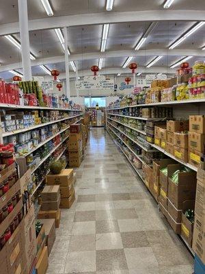 Inside Ocean Supermarket, Park Victoria Shopping Center, Milpitas, CA.