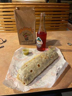 Carne asada burrito