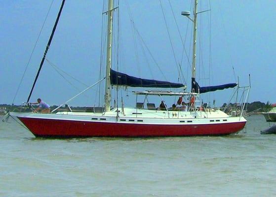 Charley"s First at Anchor