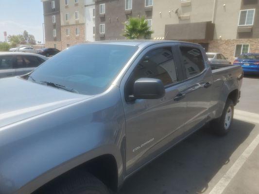 Matched factory tint on my new truck.