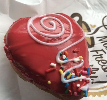 Valentine donut