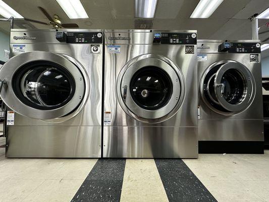 Brand new washers can handle 80lb of clothes great for big family