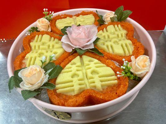 Xôi gấc, lucky sweet rice