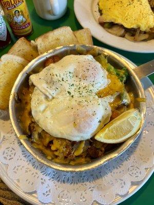 eggs in a pan