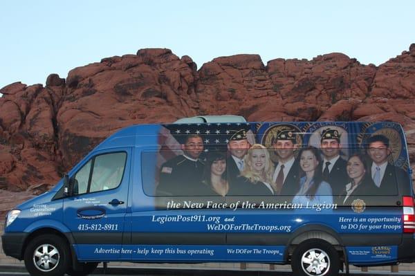 No cost transportation for Veterans of the Legion Family 911 to educational, medical and vocational appointments.