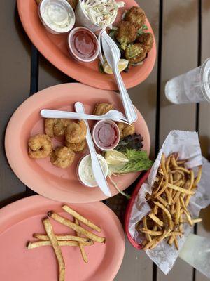 Hush puppies and fries