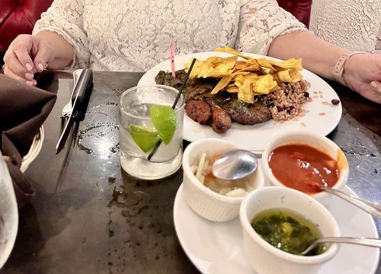 Churrasco and Gallo Pinto