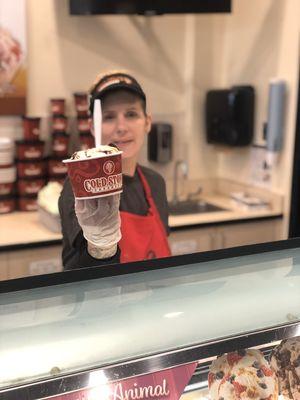 Hand crafted freshly made ice cream.