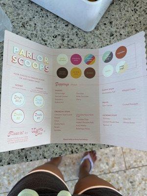 Inside menu