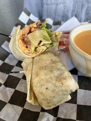 Fiesta chicken wrap