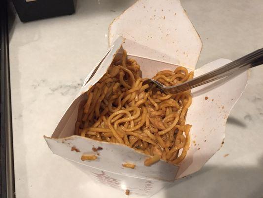 Chicken lo mein - pretty good