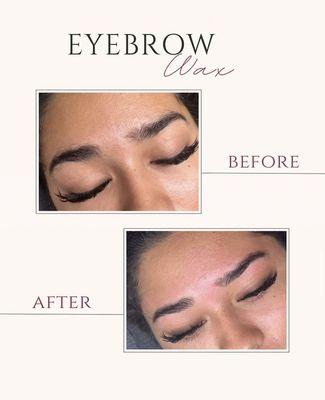 Eyebrow wax