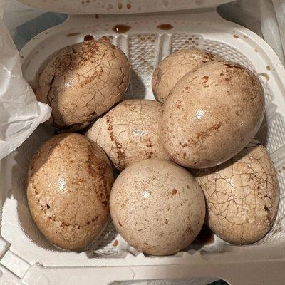 Tea Eggs 6/$5 +bonus egg