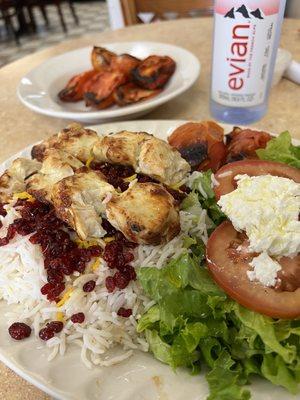 Chicken Plate with Barberry Rice