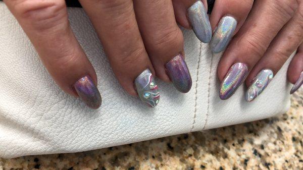 Chrome nails