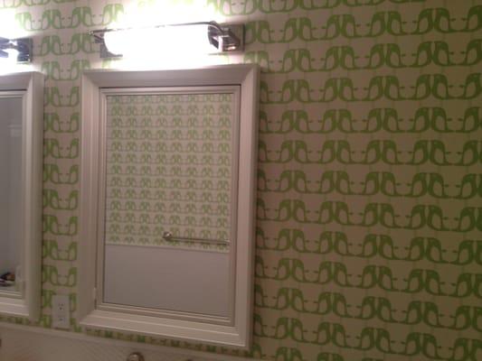 bathroom wallpaper