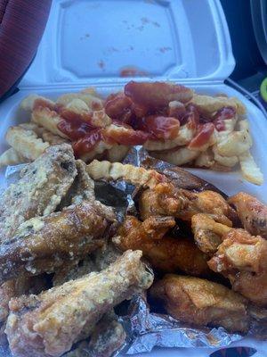 15 Piece Wings with Side Hot Honey  Ranch