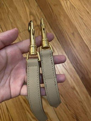 Shortened Celine bag strap