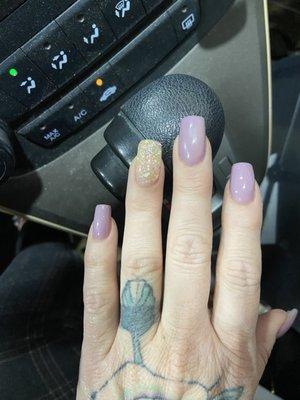 Nails did.. lol