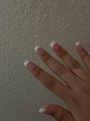 umm, I ask for short French tips,