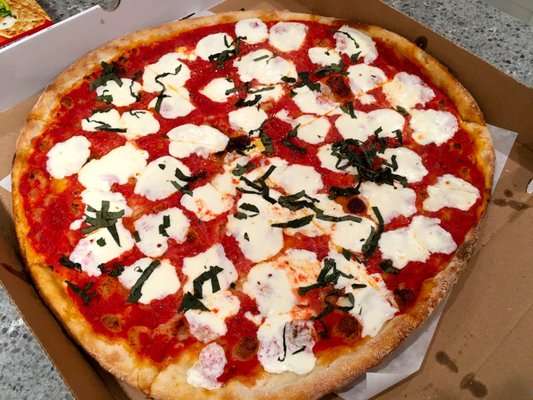 Large (16") Margherita, $18