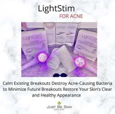 Acne? No problem! 
LighStim LED helps clear existing breakouts and restore your skin to it's original glow!