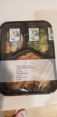 Independent Living Systems meal in package.  Many are not labeled.