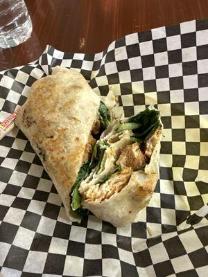 Mediterranean Chicken Wrap Hot