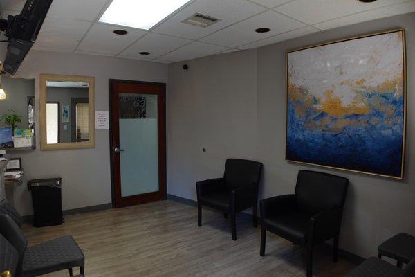 Villacis Dental Corporation Waiting Room.