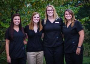 Tara Diehl, Brandi Ralston, Alyssa Duncan, Megan Swortzel
The Clinical Assisting Team