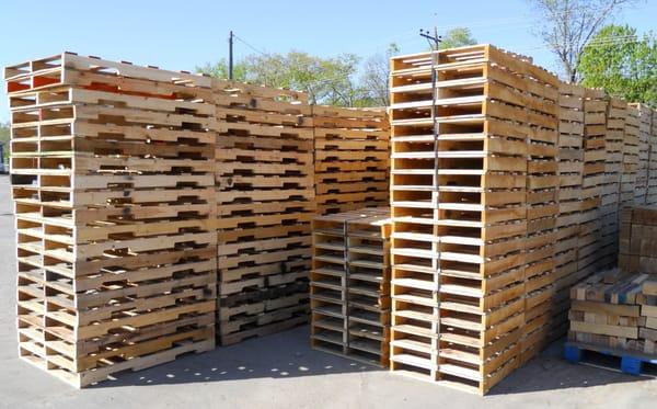 Have you ever thought about how stuff gets transported in large quantity and bulk?  Well the base of moving stuff is pallets.