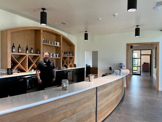 The beautiful new tasting room