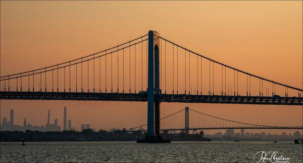 Throgs Neck and Whitestone Bridges.