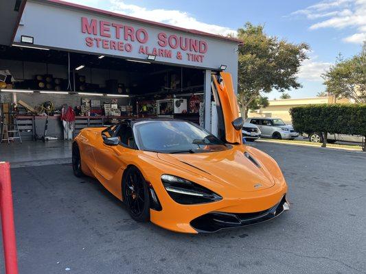 McLaren 720s with fresh tint