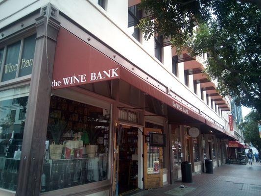 The location of the wine bank is located in one of the first drug store companies here in San Diego.