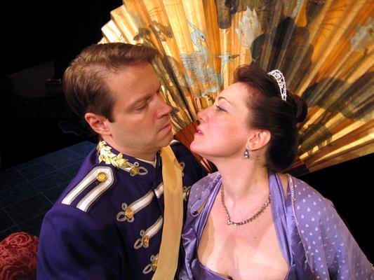 Mark Edward Lang and Alison J. Murphy in ELTC's THE GUARDSMAN