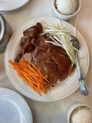 Half Peking duck