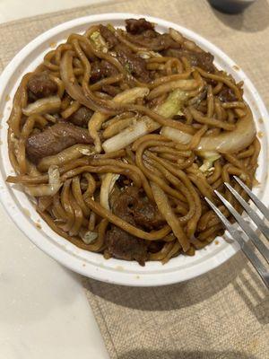 Beef low mein