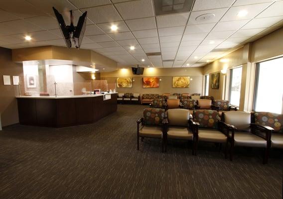 Newly remodeled waiting room!