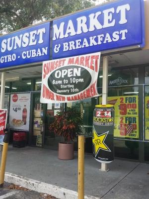 The Sunset Market under new mgmt.