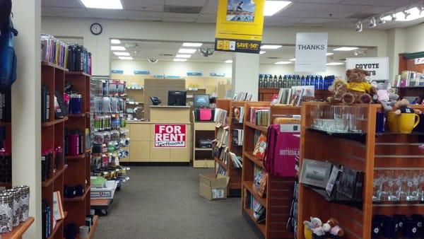 Inside CSN Bookstore.