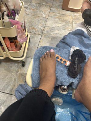 Gel pedicure - $55 ( as of 2024)