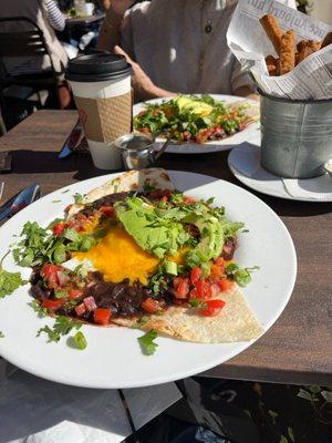 Huevos Rancheros split!