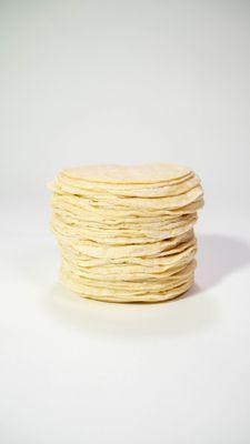 Nothing is better than fresh corn tortillas made with 100% real corn, lime, and water! No secret ingredients!