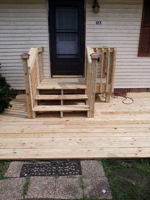 Deck built