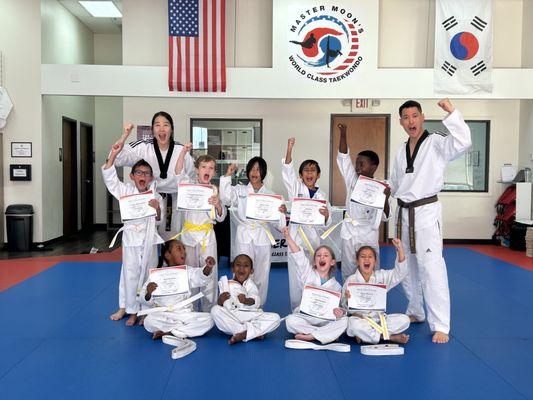 Congratulations, June testing candidates, on achieving your next belt! Great job today